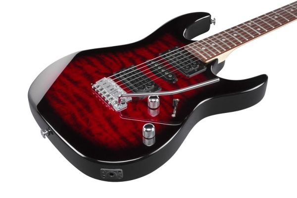IBANEZ E-GUITAR GRX 6-STR.  Transparent Red Burst